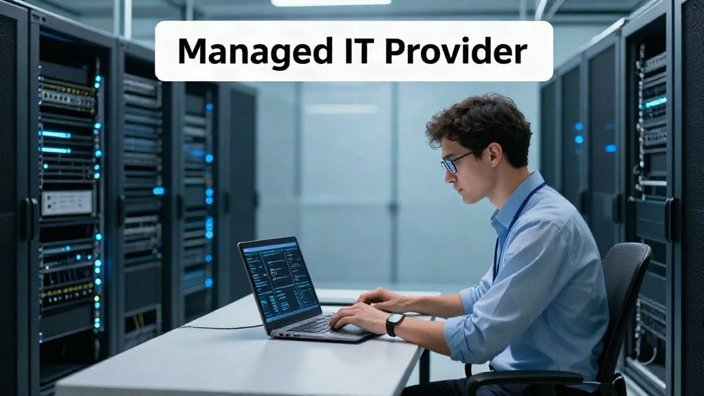 A managed IT provider monitoring business systems