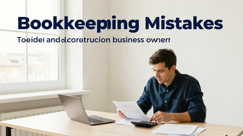 Bookkeeping mistakes that quietly cost trades businesses profit