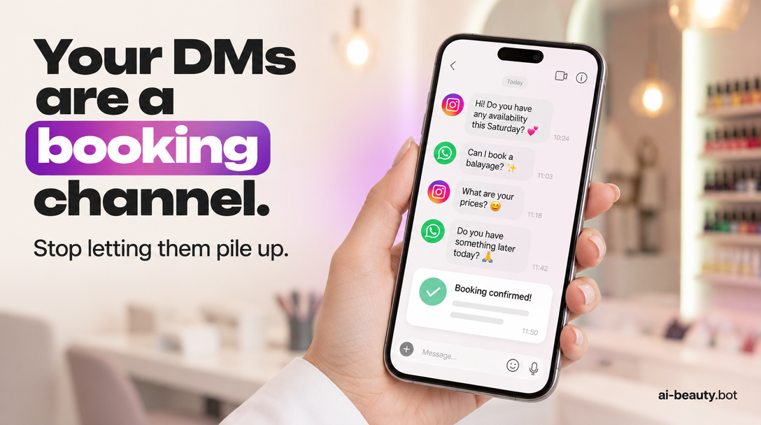 Your Instagram and WhatsApp DMs Are a Booking Channel — Treat Them Like One